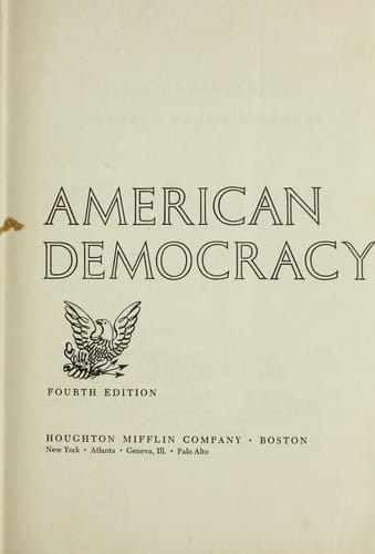 A history of American democracy