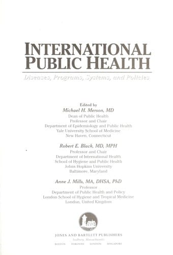 International public health