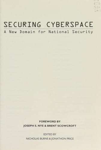 Securing cyberspace