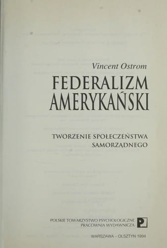 Federalizm amerykan ski