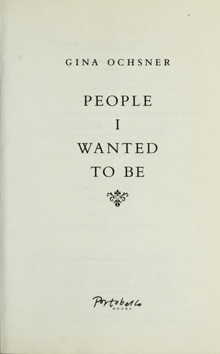 People I wanted to be