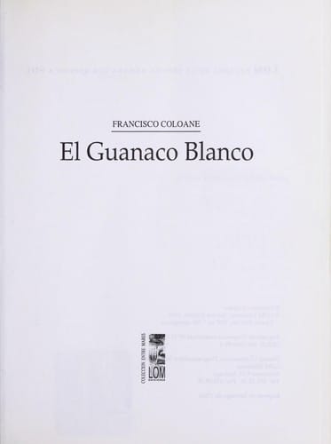 El guanaco blanco