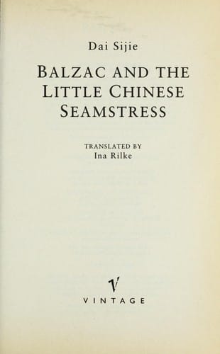Balzac and the little Chinese seamstress