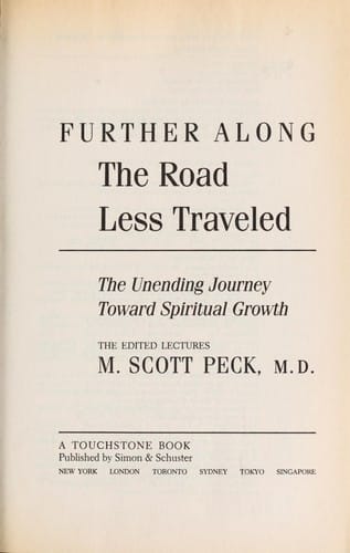 Further along the road less traveled