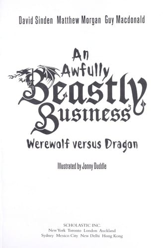 Werewolf Versus Dragon (An Awfully Beastly Business, #1)