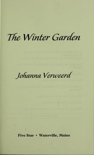 The winter garden
