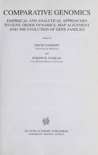 Comparative genomics