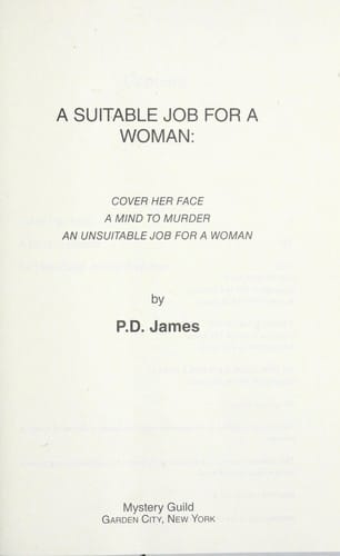 A suitable job for a woman