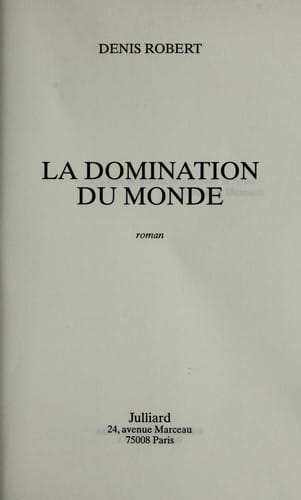 La domination du monde