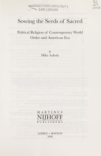 Sowing the seeds of sacred