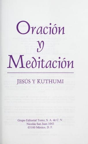 Oracio n y meditacion