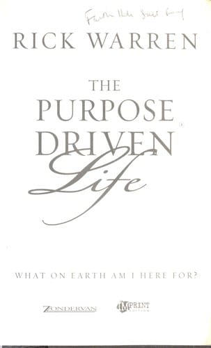 The purpose-driven life