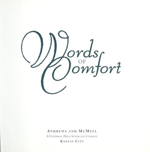 Words of comfort