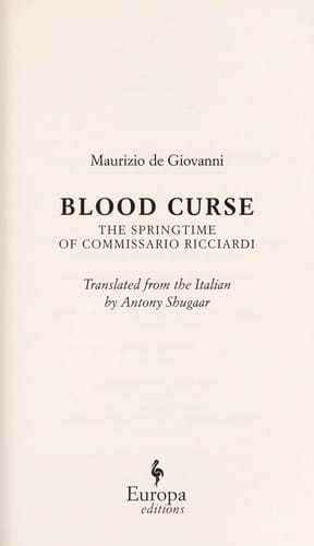 Blood curse