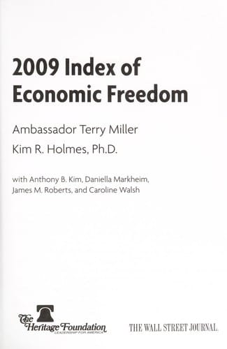 2009 index of economic freedom