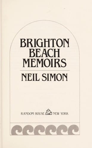 Brighton Beach memoirs