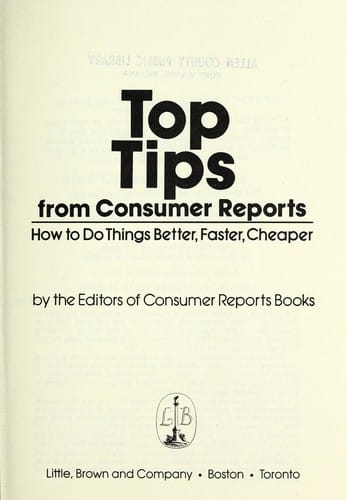 Top tips from Consumer Reports