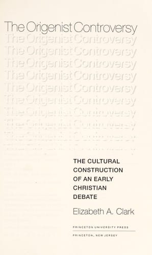 The Origenist controversy