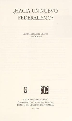 Hacia un nuevo federalismo?
