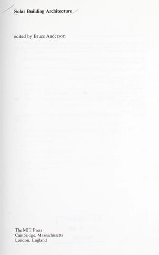 Solar building architecture