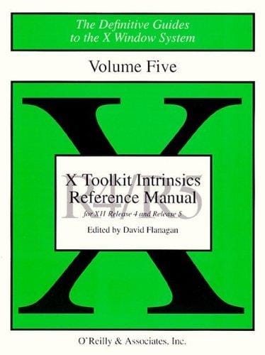 X Toolkit Intrinsics Reference Manual