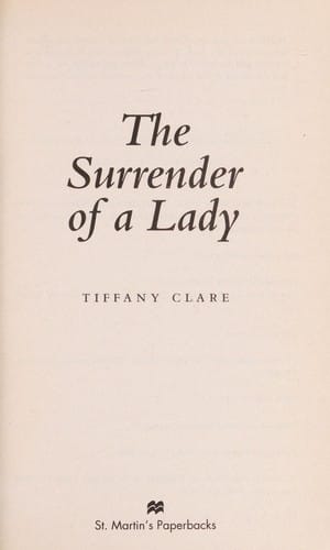The Surrender of a Lady