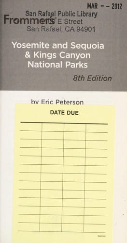 Frommer's Yosemite and Sequoia & Kings Canyon National Parks