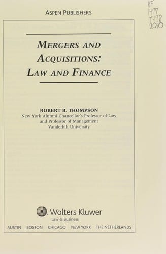 Mergers and acquisitions