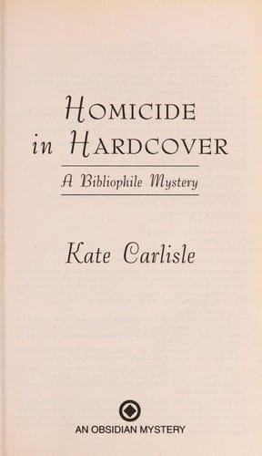 Homicide in hardcover