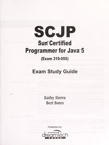 SCJP Sun certified programmer for Java 5 exam study guide