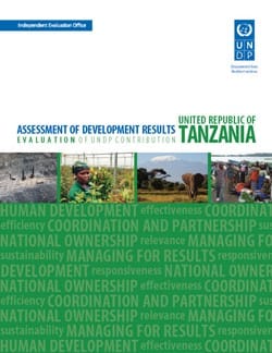 Assessment of development results : United Republic of Tanzania