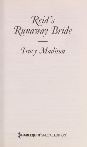 Reid's runaway bride
