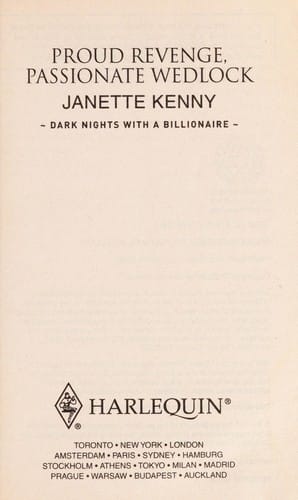 Proud Revenge, Passionate  Wedlock / Dark nights with a billionaire