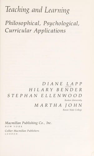 Teaching and learning