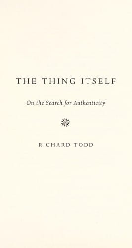 The thing itself