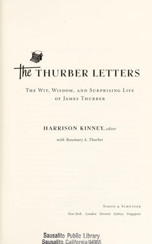 The Thurber letters