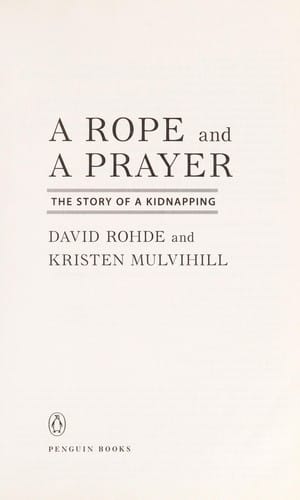 A rope and a prayer