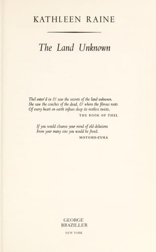 The land unknown