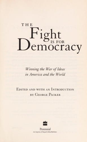 The fight is for democracy