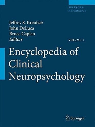 Encyclopedia of clinical neuropsychology