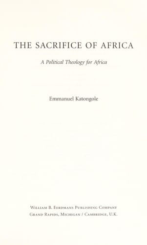 The sacrifice of Africa