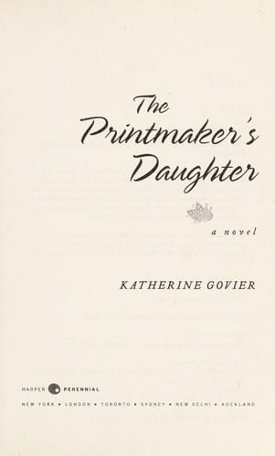 The printmaker's daughter