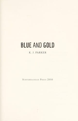 Blue and gold