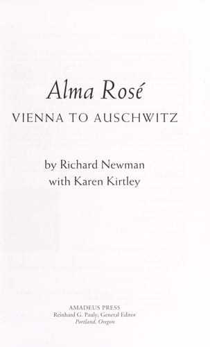 Alma Rosé