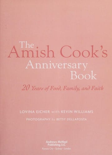 The Amish cook's anniversary book