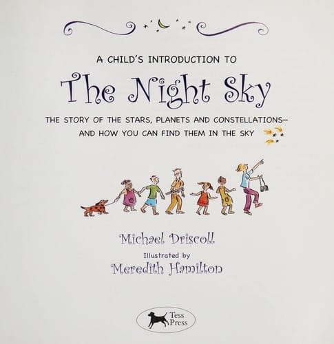 A child's introduction to the night sky