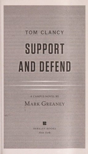 Tom Clancy support and defend