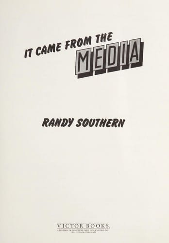 It came from the media