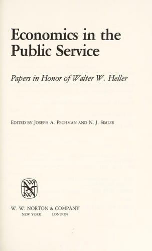 Economics in the public service