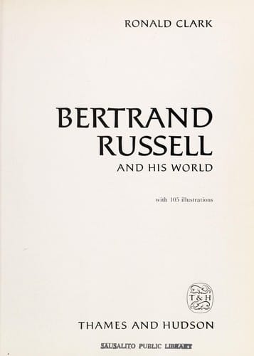 Bertrand Russell and his world